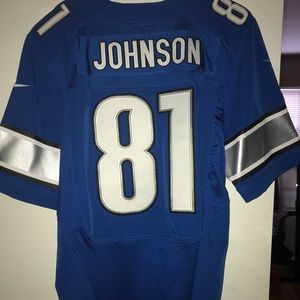 Detroit Lions Calvin Johnson #81 Nike Elite Jersey